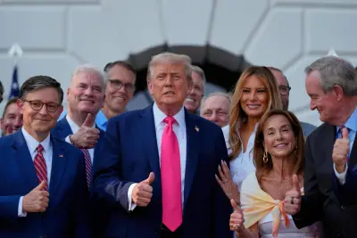 Just 1 in 4 US adults say Trump’s policies have helped them, a new AP-NORC poll finds